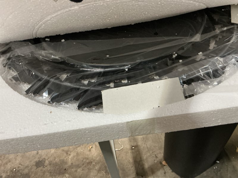 Condition photo showing New/Like New for wall mirror decorative, black mirrors for wall decor, round metal wall art mirror, large wall mirrors for living room,bedroom, bathroom, entryway, 28 inch