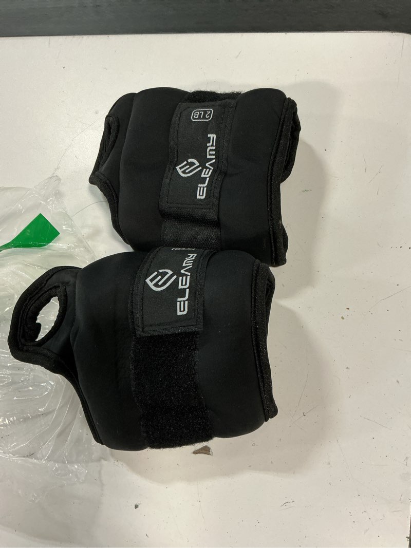 Condition photo showing Good Condition for eleamy wrist weights for women & men - 0.5/1/1.5/2/3lb*2 pairs | premium ice silk fabric, thumb loops lock, comfortable & tear resistant. for walking, running, yoga, fitness and more.