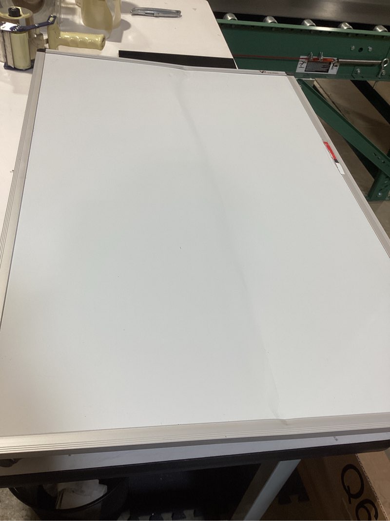 viz-pro whiteboard easel, 36 x 24 inches, portable dry erase board height adjustable for school office and home