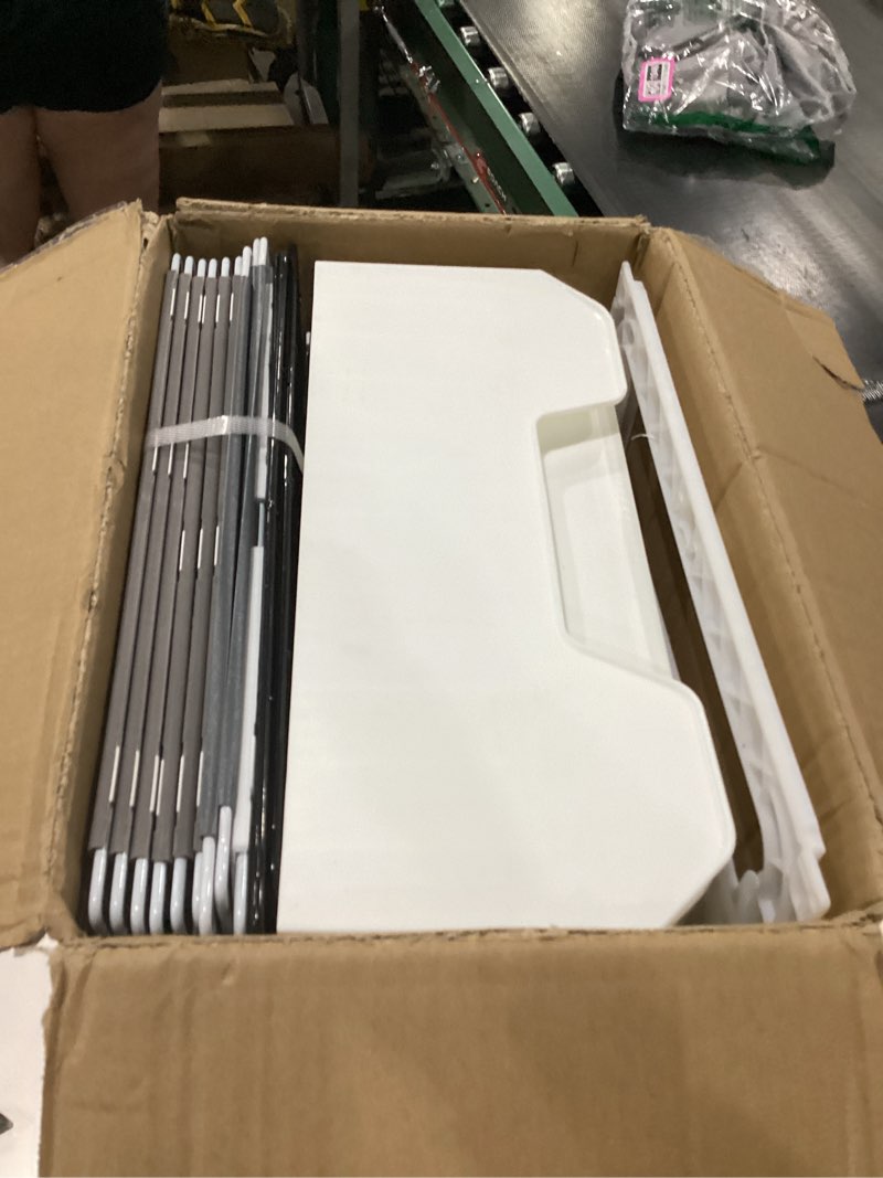 Condition photo showing New/Like New for Cat Cage Cat Enclosure with Litter Box & Clear Sliding Door, Expandable Cat Playpen, Detachable Metal, Cat Cage Indoor and Outdoor, Ferret Cage, Rabbit Cage (Two Layers with Storage Space)