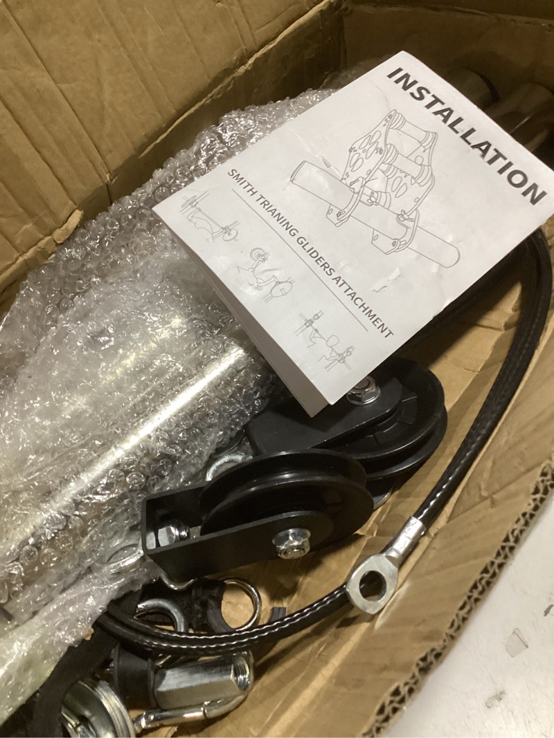 Condition photo showing As Is for ahtapfon upgrade smith machine attachments for cable machine attachment,cable pulley attachment for power rack attachments,squat rack attachments for cable crossover deep squat lat pull down