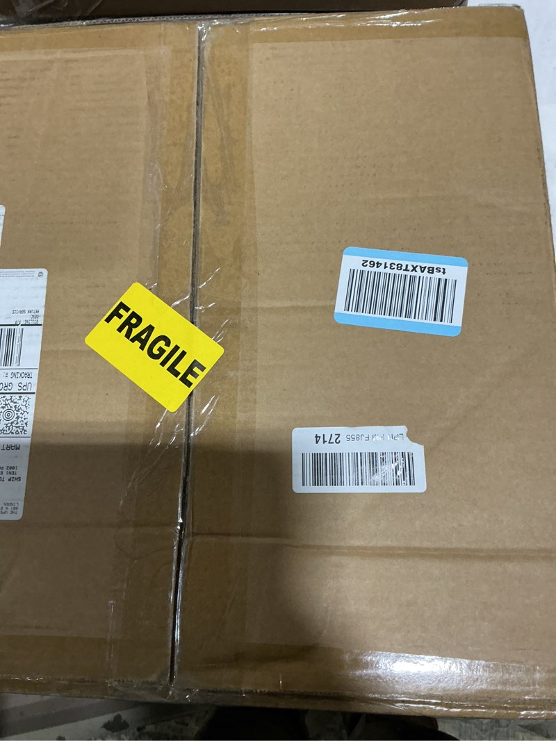 Condition photo showing Good Condition for TheTerra Ceramic Dinnerware Sets with Pasta Bowls for 4, 16 Pieces Porcelain Lightweight Plates and Bowls Sets, Scratch Resistant Dish Set, Oven & Microwave & Dishwasher Safe, Bright White Bright White Service for 4 (Double Bowl)