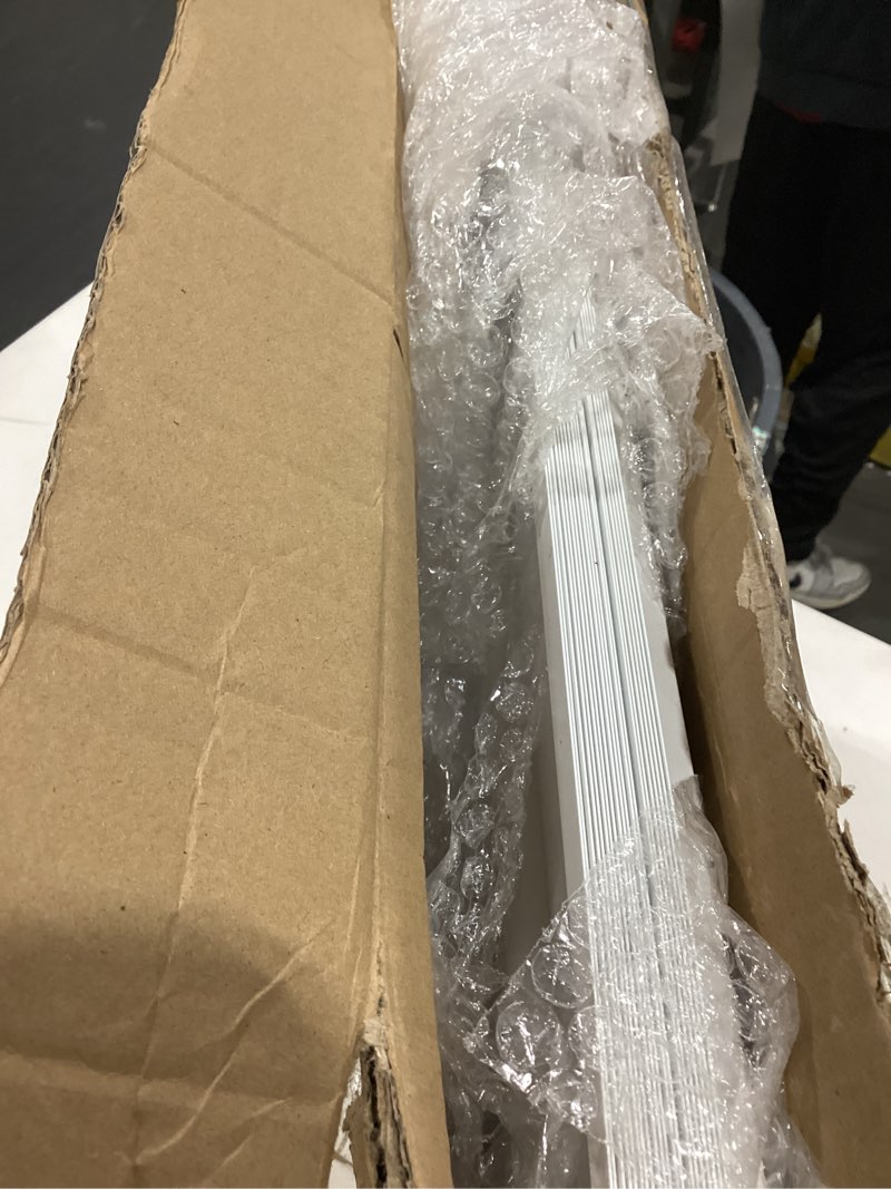 Condition photo showing Good Condition for landical 20 pcs 2 x 2 ft white pvc plastic drop ceiling tiles 24 x 24 x 0.8 inch ceiling panels decorative cover 40 sq. ft for office bathroom living room bedroom 20 white