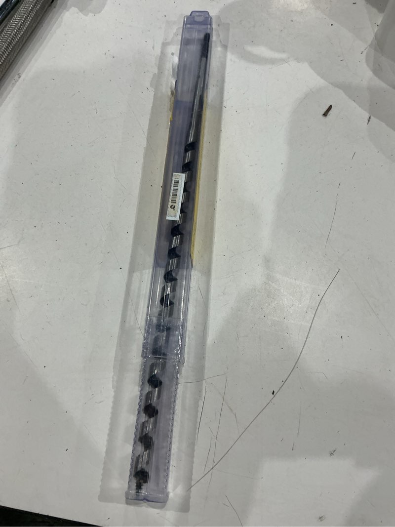 Condition photo showing As Is for irwin weldtec 3/8-in x 17-in woodboring auger drill bit