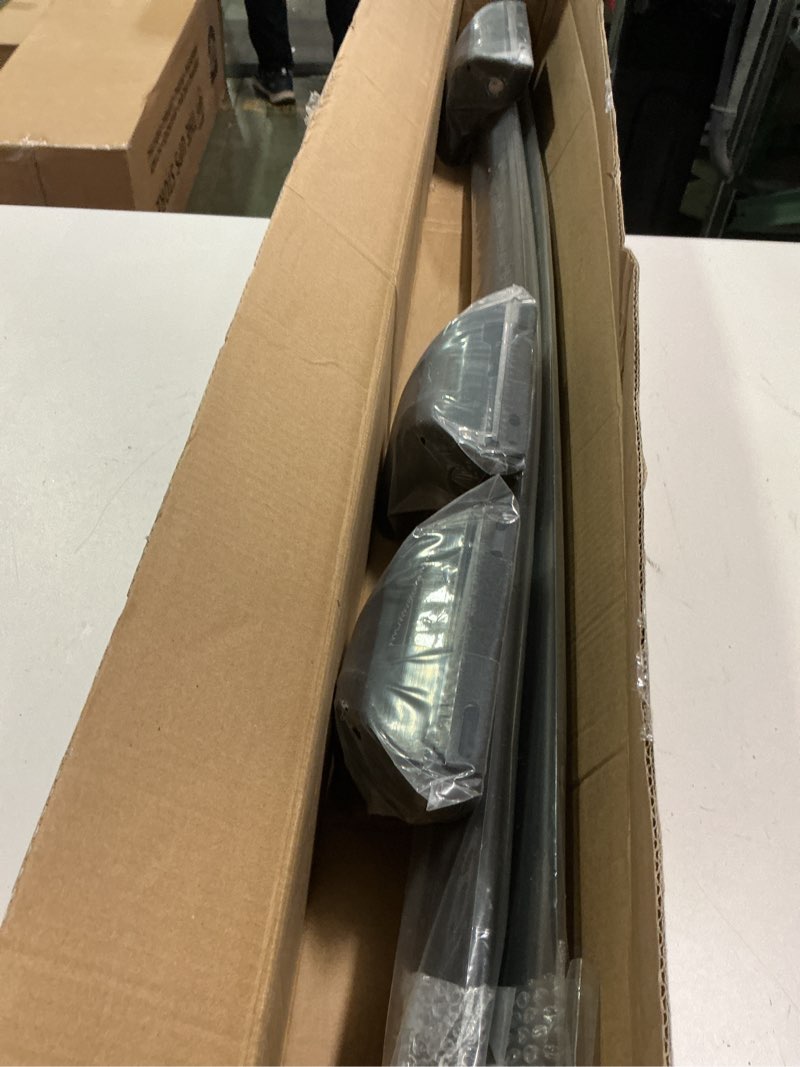 Condition photo showing As Is for 330lbs Lockable Roof Rack Cross Bars Fit for 2015 2016 2017 2018 2019 2020 Chevrolet Suburban, GMC Yukon & Yukon XL, Cadillac Escalade & Escalade ESV, Aluminum Roof Rails Crossbar Cargo Bars Suburban/ GMC Yukon XL/ Escalade ESV 2015-2020