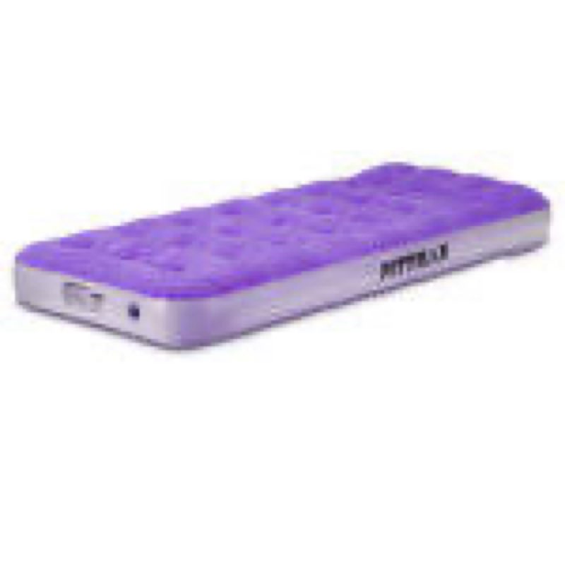 Pittman Outdoors - Kids Air Mattress - Deluxe Blow up Twin Air Mattress for Kids - Inflatable Mattress Includes Electric Pump, Patch Kit & Color Matching Travel Backpack