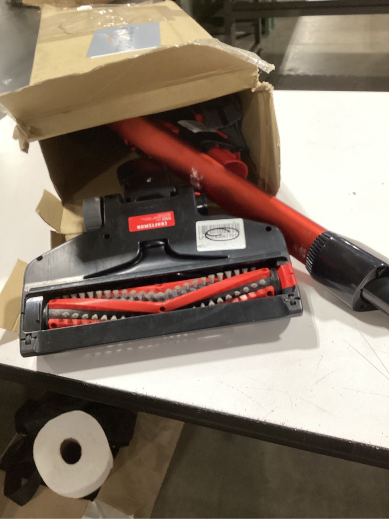 Condition photo showing As Is for craftsman v20 cordless stick vacuum kit, removable battery included (cmcvs001d1)