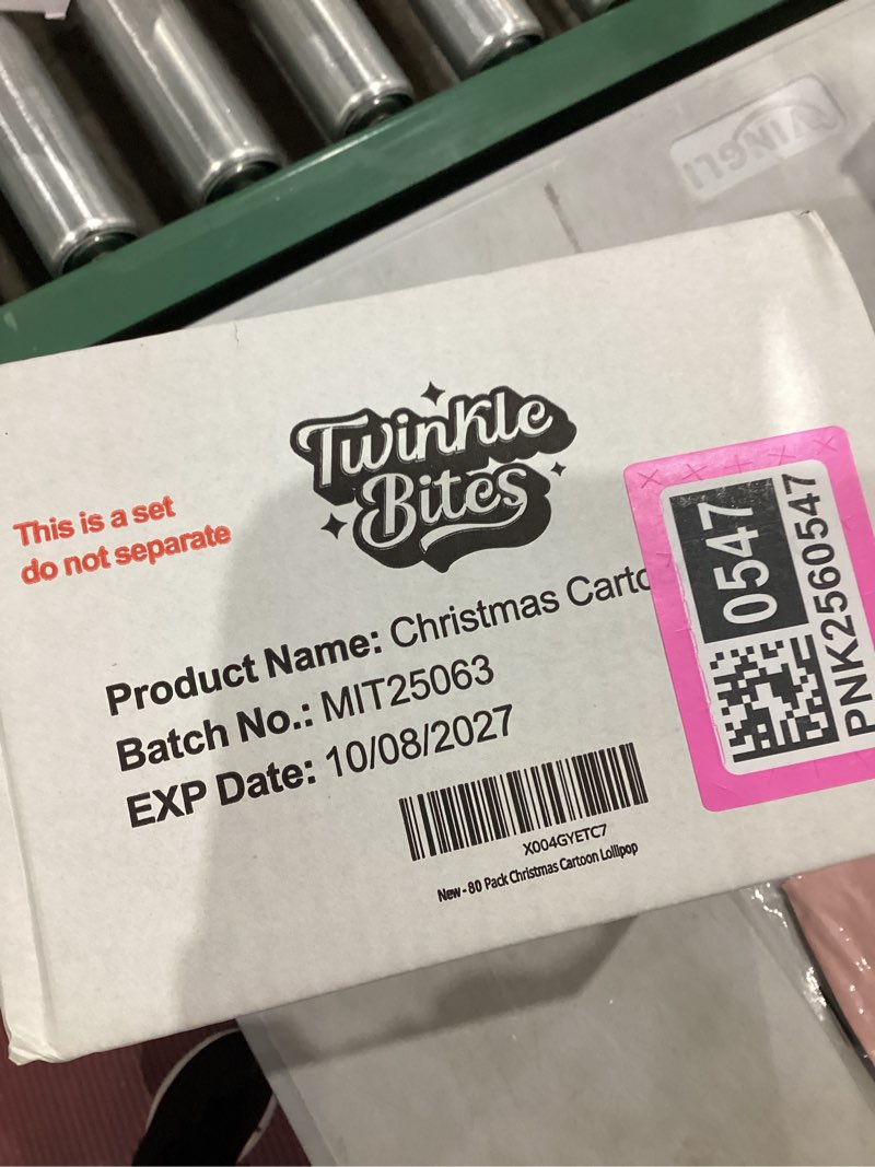 Condition photo showing New/Like New for 80 Pack Christmas Lollipops - Individually Wrapped Holiday Themed Lollipops - Santa, Tree Snowman, Gingerbread, Designs & Delicious Flavor -Bulk Christmas Candy Use For Stocking Stuffers, Party Favor, Classroom & Office Treats, Candy Jar Fillers 64 Pack