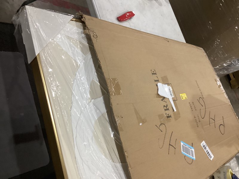 Condition photo showing New/Like New for LWYANYT999 Framed Abstract Canvas Wall Art - 24x36 Inch Modern Earthy Decor for Office & Living Room Earthy Framed 36"L x 24"W