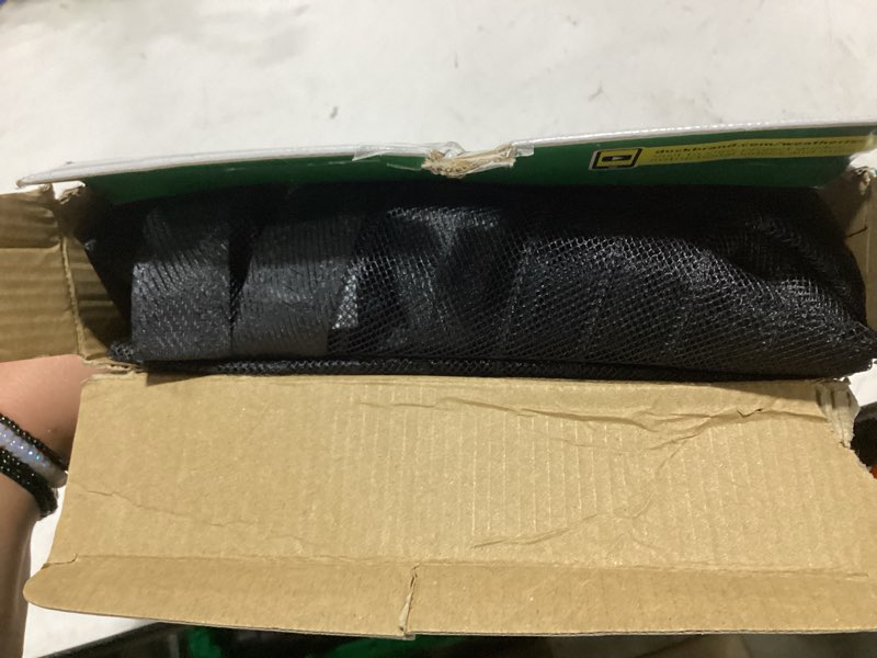 Condition photo showing As Is for duck hands-free magnetic screen for french/sliding doors, 75 in. x 83 in.