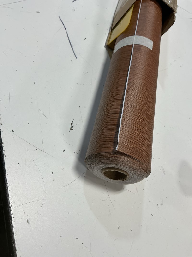 Condition photo showing Good Condition for haimin wallpaper (24in x 393in) wood contact paper peel and stick self-adhesive and removable wallpaper for cabinet wall furniture countertop kitchen room wood grain wall paper (brown (03))