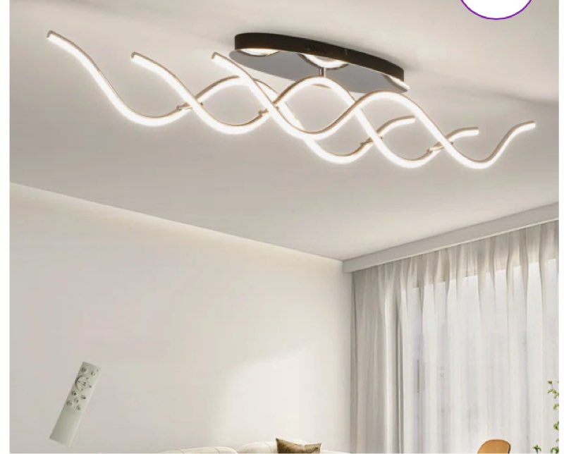  3 - Light 40.55\" LED Dimmble Flush Mount