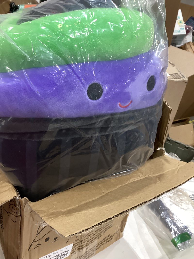 Condition photo showing Good Condition for squishmallows original 12in kurt the halloween cupcake with ghost topping – official jazwares halloween plush (medium-sized)