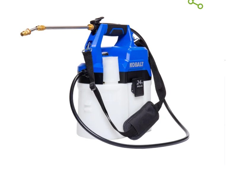 Kobalt 2.11-Gallon Plastic Handheld Sprayer