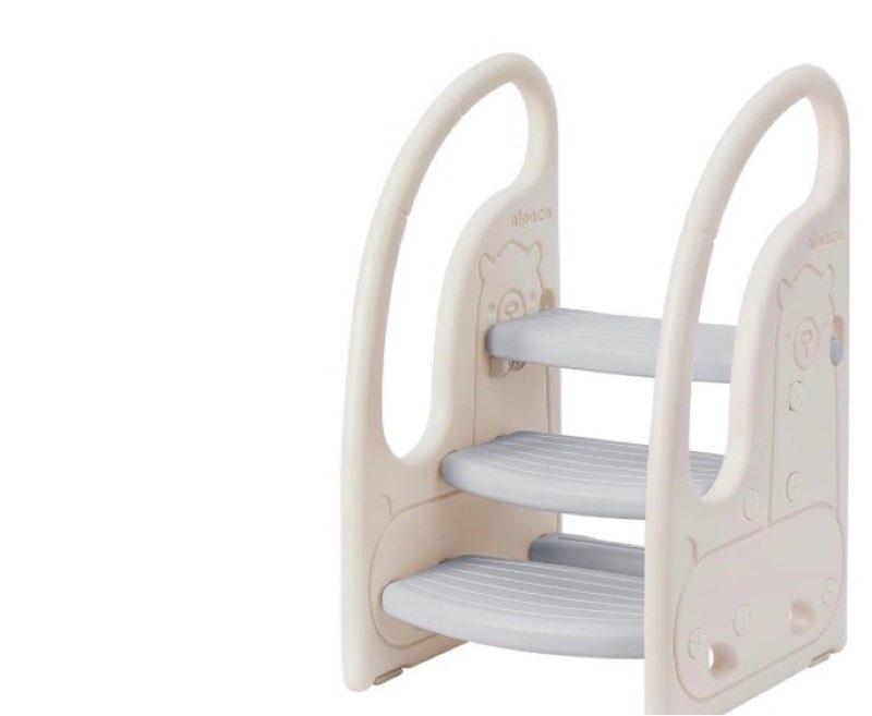 Onasti Foldable Step Stool for B.. Plastic Ladder for Toddlers Grey ??