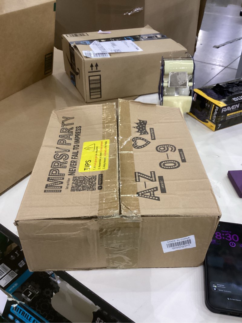 Condition photo showing As Is for Party decorations