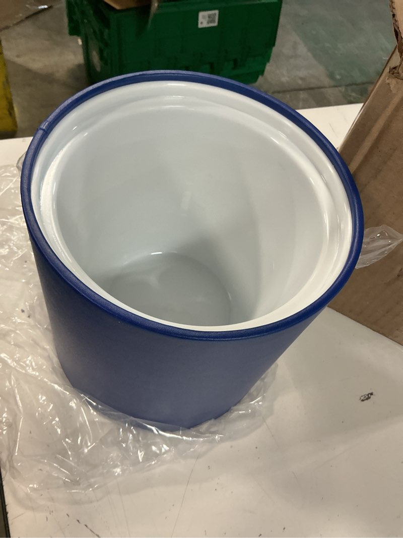Condition photo showing Good Condition for collapsible bucket with handle, 3.4 gallon 13l foldable water storage container, portable wash basin for car washing, camping, fishing, hiking, boating, outdoor activities (blue)