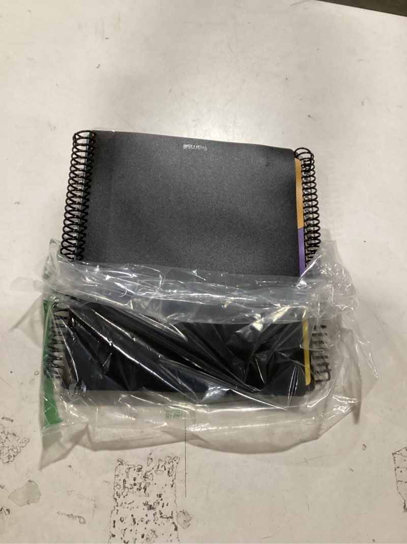 Condition photo showing Good Condition for Samsill 2 Pack Deluxe 24 Pocket Spiral Project Organizer with 12 Dividers, Zipper Pouch, Customizable Front Cover, Erasable Write On Tabs in Fashion Colors, Pocket Poly Project Organizer 2 Pack Fashion With Zipper Pouch