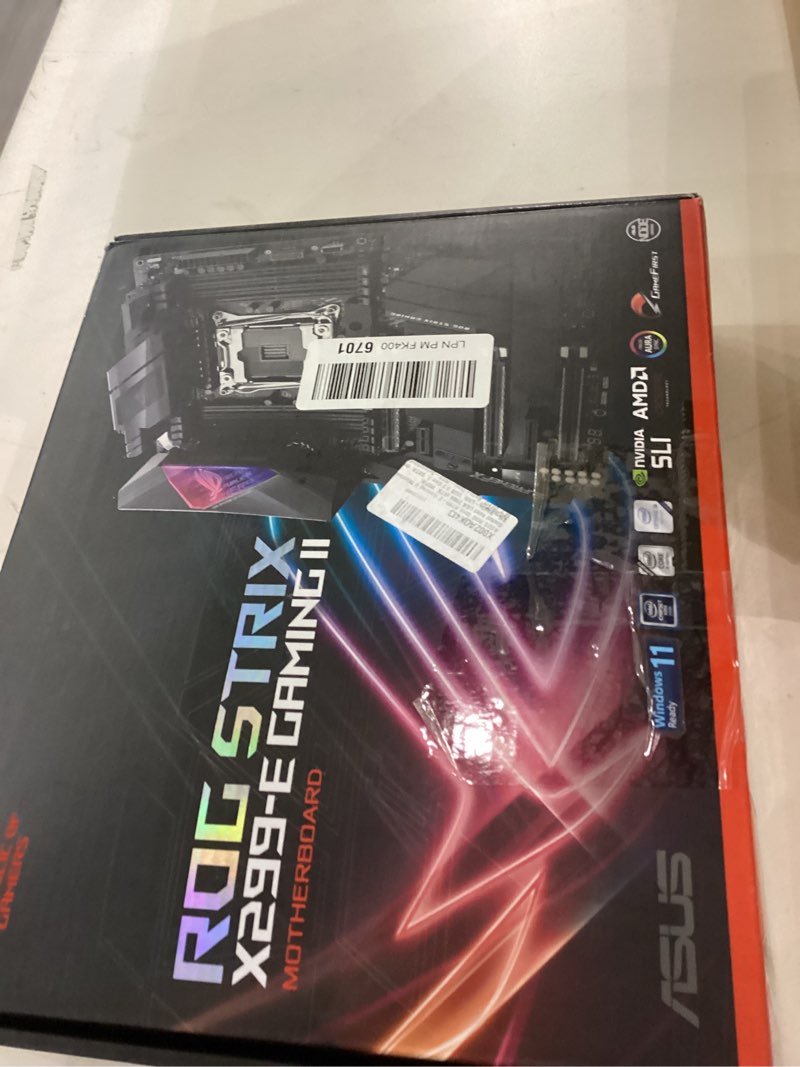 90MB11A0-M0EAY0 Asus Rog Strix X299-E Gaming Ii Intel X299 2066 Atx 8 Ddr4 Sli/Xfire Ax Wi-