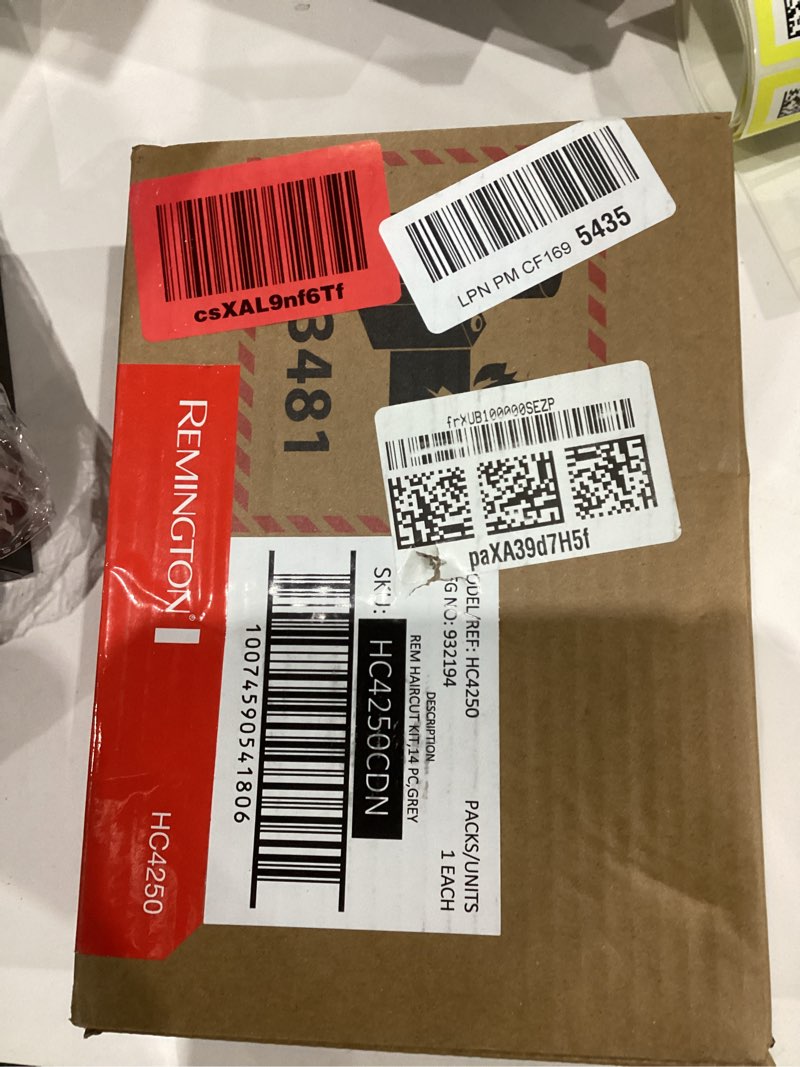 Condition photo showing New/Like New for Remington Shortcut Pro Self-Haircut Trimmer Kit, Waterproof Cordless Electric Razor for Head, Beard, and Body, Curved Blades and 9 Trimmer Lengths, Head Shaver, 5-Minute Quick-Charge, 14-Piece Set