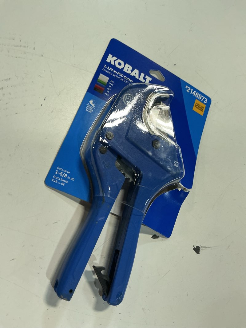 Condition photo showing As Is for kobalt cutter 1-1/4-in pvc cutter