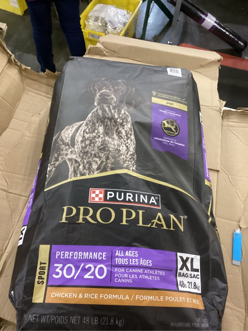 Condition photo showing New/Like New for Purina Pro Plan Sport Performance 30/20 Chicken and Rice Formula High Protein Dog Food - 48 lb. Bag Chicken & Rice 48 Pound (Pack of 1)