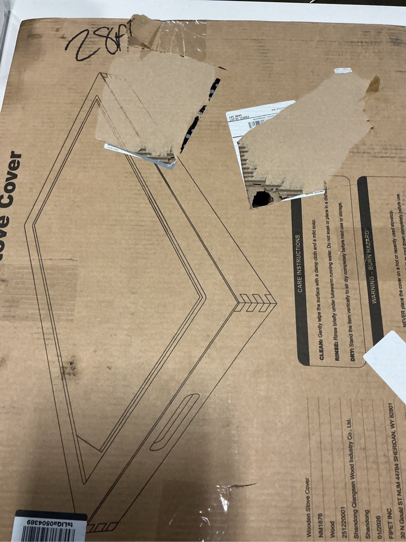 Condition photo showing Good Condition for 4 in 1 noodle board stove cover lightweight cutting board wood stove top covers for electric stove, glass gas stove cover for gas burners - 30" x 22"