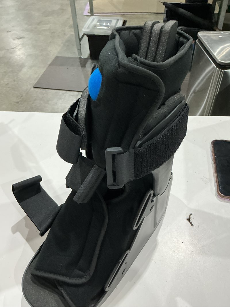 Condition photo showing Good Condition for united ortho short air cam walker fracture boot, large, black black large boot