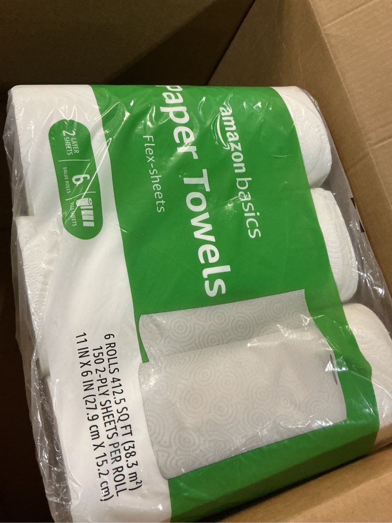 Condition photo showing Good Condition for amazon basics paper towel 2 rolls (pack of 3)