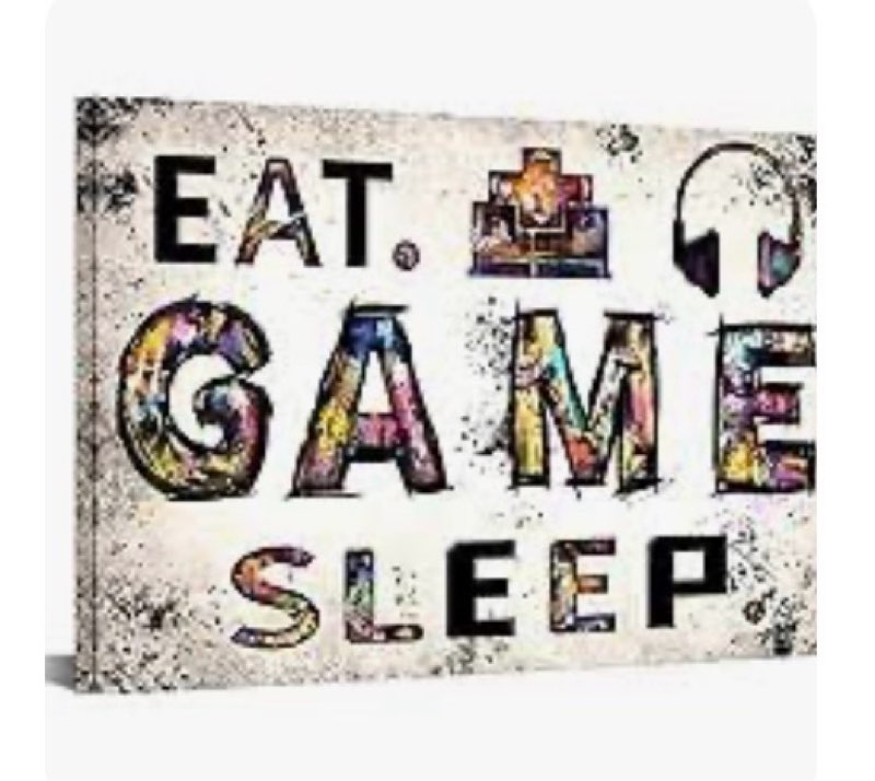 kreative arts gaming canvas wall art for boys game room decor game