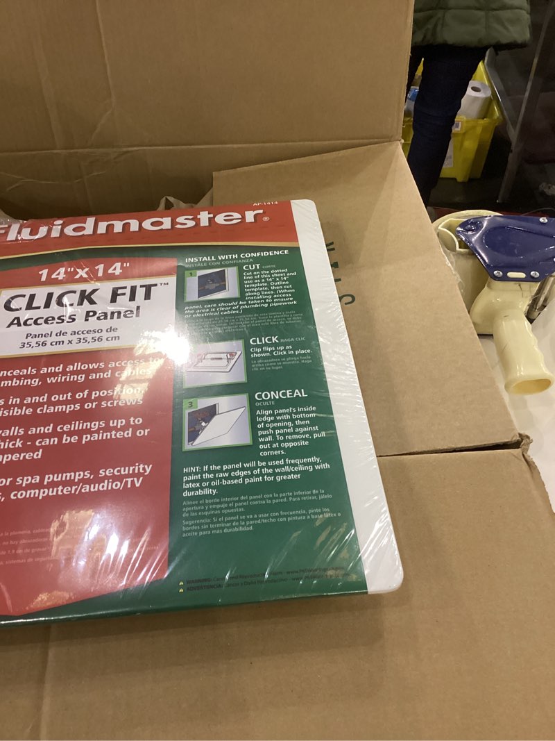 Condition photo showing New/Like New for Fluidmaster AP-1414 Click Fit Access Panel, Size 14-in. x 14-in. 14"x14" Click Fit
