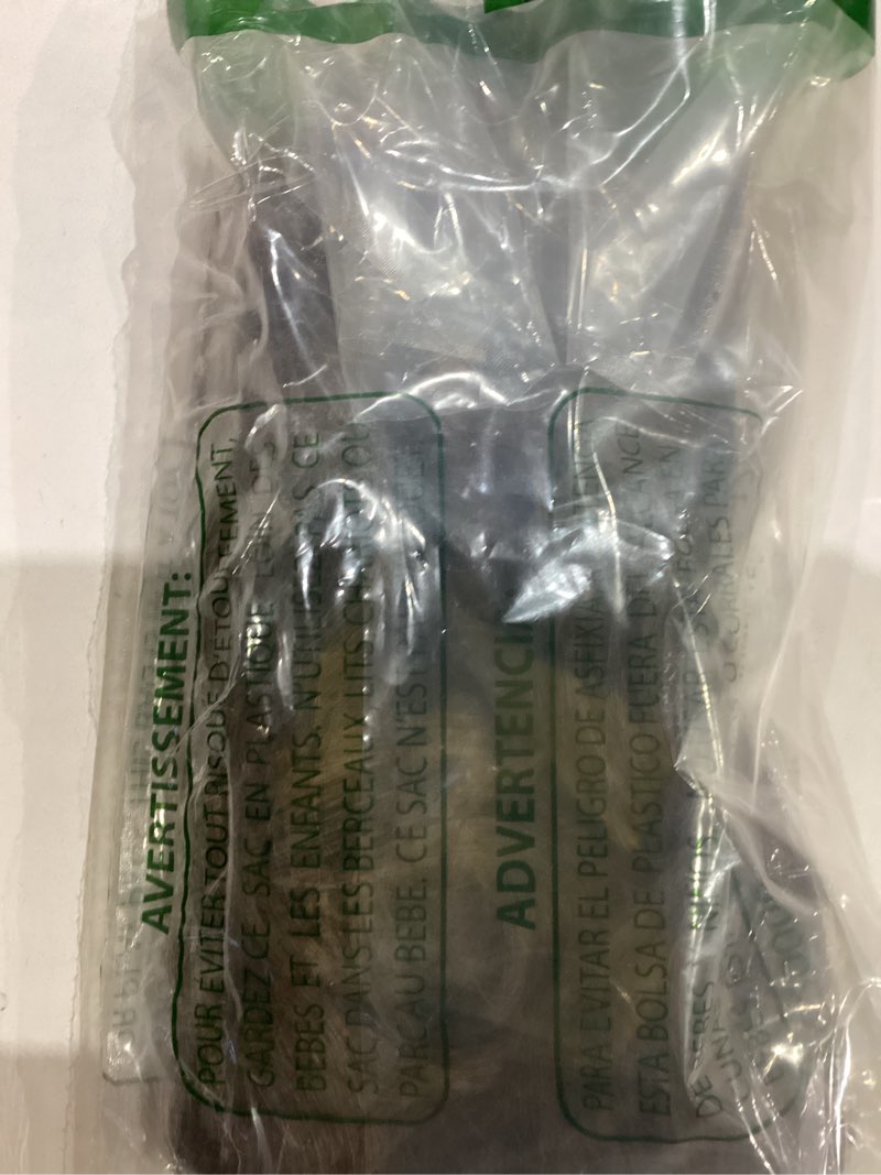 Condition photo showing As Is for SARLA Invisible Wire Hair Extensions Long Wavy Curly Synthetic Hairpiece with 3 Clips for Women Adjustable Transparent Headband 22 Inch Sandy Brunette 22 Inch (Pack of 1) Sandy Brunette