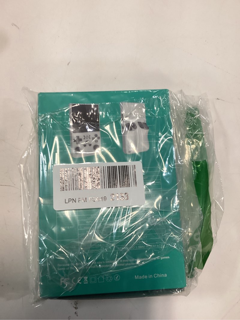 Condition photo showing New/Like New for R36MAX Retro Handheld Game Console - 64GB Preloaded Classic Video Games, Support 30+ Simulators, Linux-Powered Portable Game Emulator Console with 4.0-in HD IPS Screen (Transparent Gray) R36MAX Transparent Gray