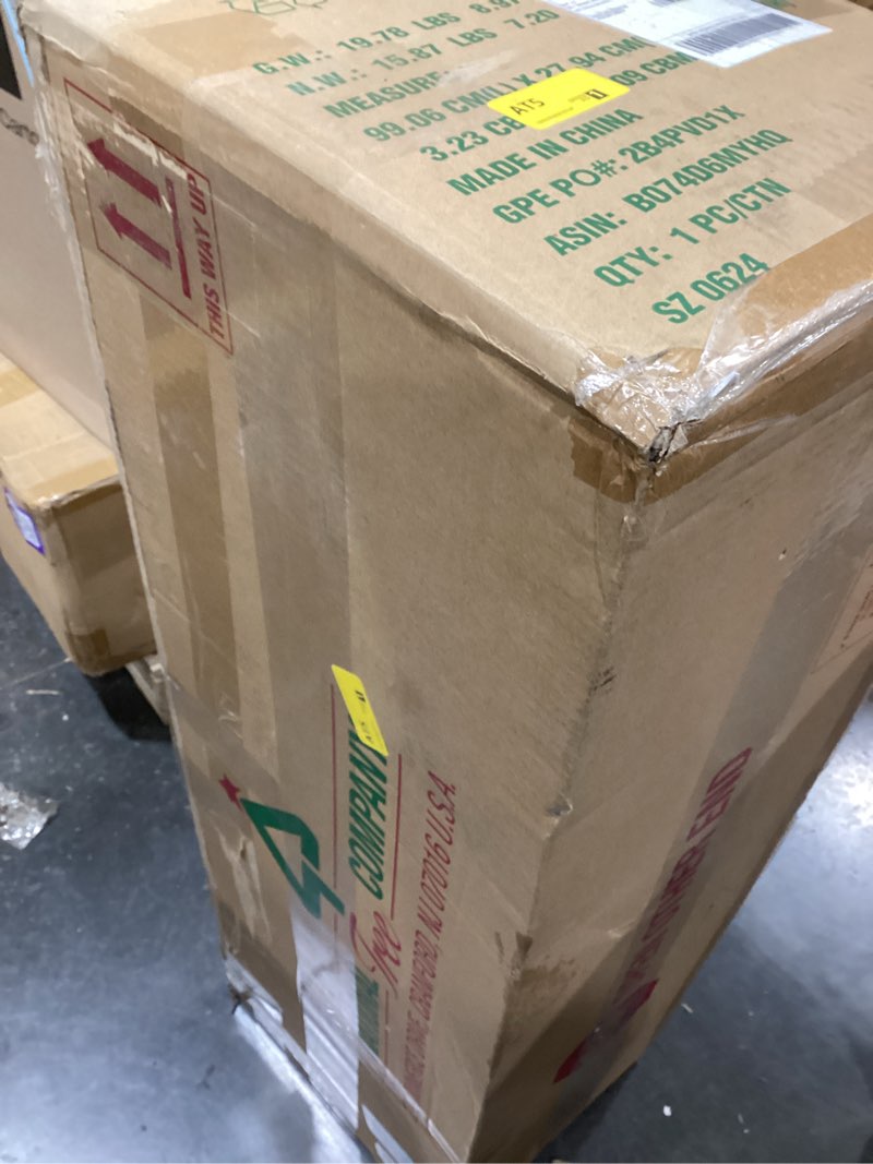 Condition photo showing Good Condition for National Tree Company Artificial Pre-Lit Slim Christmas Tree, White, Kingswood Fir, White Lights, Includes Stand, 7.5 Feet 7.5 ft Tree