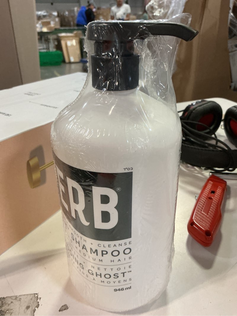 Condition photo showing New/Like New for VERB Ghost Shampoo - Infused with Moringa Oil - Cleanses Fine and Weighed Down Hair - Vegan, No Parabens or Harmful Sulfates Grapefruit Oatmeal 32 Fl Oz (Pack of 1)