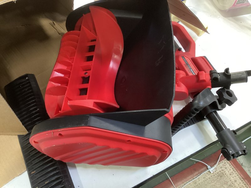Condition photo showing As Is for Electric Snow Shovel for Milwaukee M18 18V Battery, 11" Brushless Snow Blower with Adjustable Handle, Max 26 FT Snow Thrower, Cordless Snow Shovel M18 for Driveway, Sidewalk, Patio, Deck (No Battery) Compatible with Milwaukee Battery