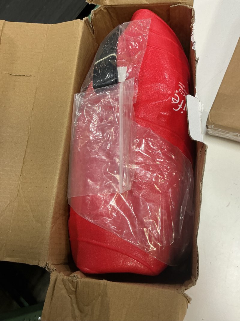Condition photo showing Good Condition for smarterlife exercise ball yoga ball for fitness, balance, stability, or pregnancy, gym ball for core workout, physical therapy, yoga ball chair for office, anti-slip anti-burst red 45 cm
