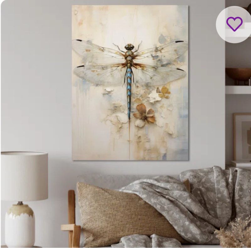 \\\" Dragonfly Delight Il\\\" 16 x 32