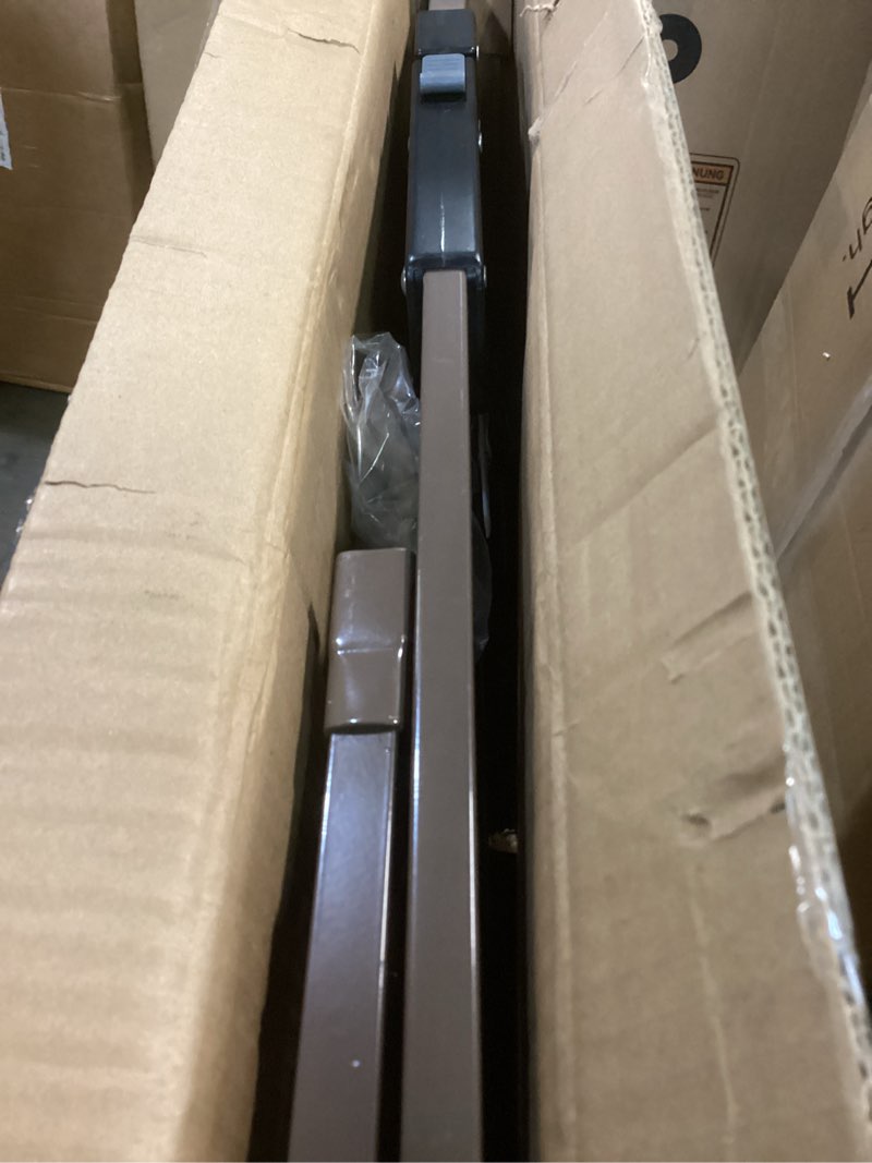 Condition photo showing Good Condition for mom's choice-grownsy baby gate for stairs, 30.5"-48.4" pressure mounted baby gate for top of stair&doorway with v-shaped rods, anti-trip pedal,wide stairs dog gate easy install w/red reminder,brown brown 29"-48"*30"