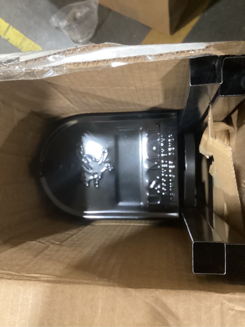 Condition photo showing Good Condition for Architectural Mailboxes Mailbox-to-Go Weather-Resistant Steel Metal Mail Box for Outside with Post, Black, Medium Curbside Mailbox, USPS Approved for Residential Delivery