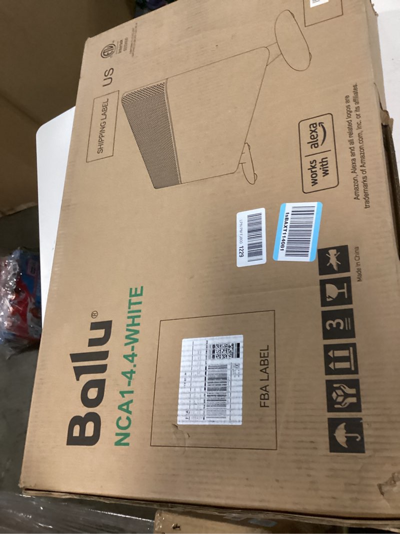 Condition photo showing New/Like New for Ballu Convection Panel Space Heater for Large Room,1500W Electric Heater with Programmable Thermostat,WiFi App Control,Standing or Wall Mount,Smart Quiet Heater for Indoor Use,Works with Alexa,White Standard White