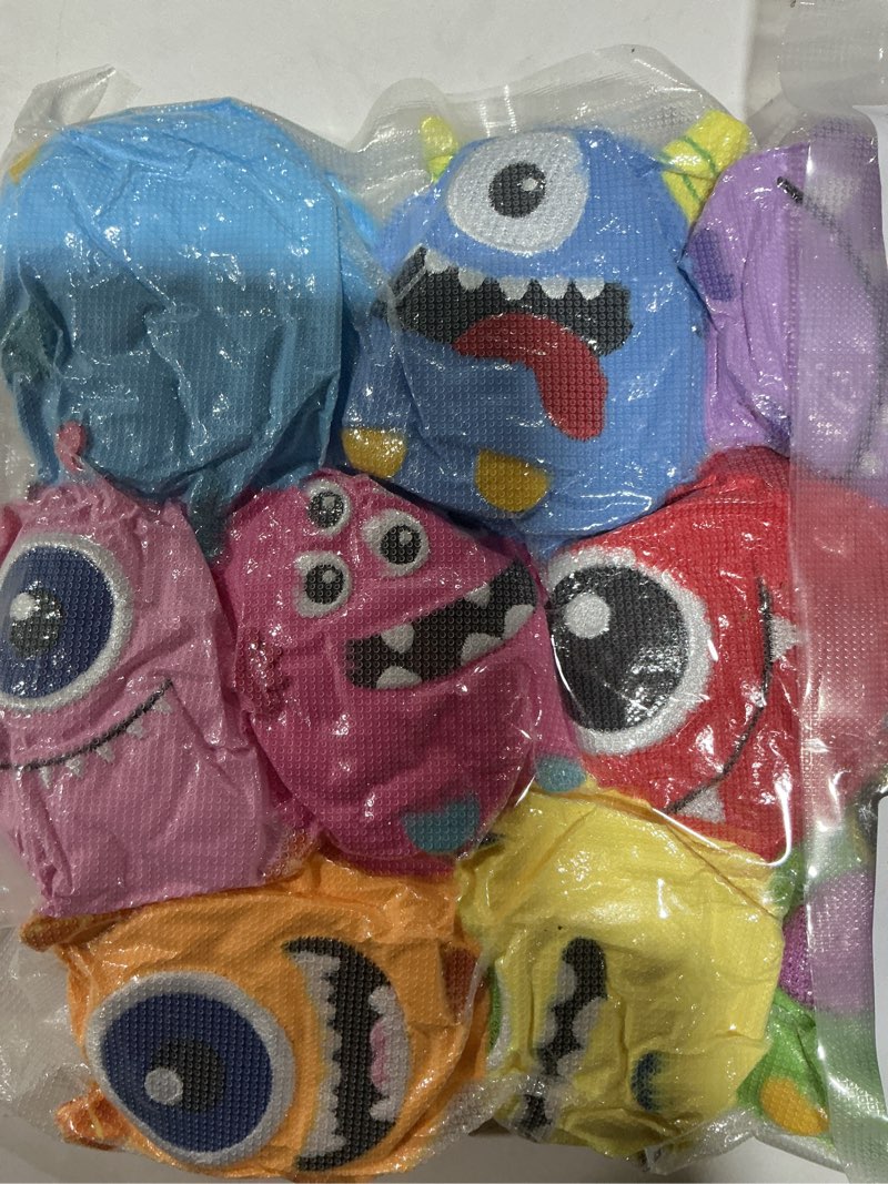 libima 9 pcs mini stuffed animals keychains 3.15 inch small plush cute ornaments bulk toys for baby 