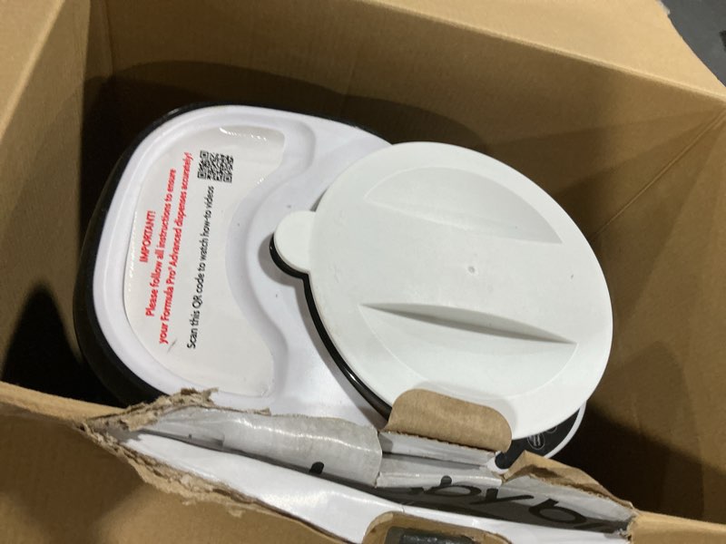 Condition photo showing As Is for Baby Brezza New and Improved Formula Pro Advanced Formula Dispenser Machine - Automatically Mix a Warm Formula Bottle Instantly - Easily Make Bottle with Automatic Powder Blending, White