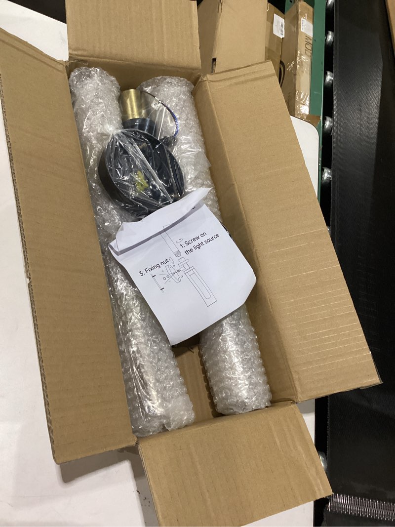 Condition photo showing Good Condition for lotanop wall sconces set of two, energy-efficient wall sconce light fixtures for bathroom mirror living room hallway bedroom, adjustable rotating, modern wall lighting with clear acrylic
