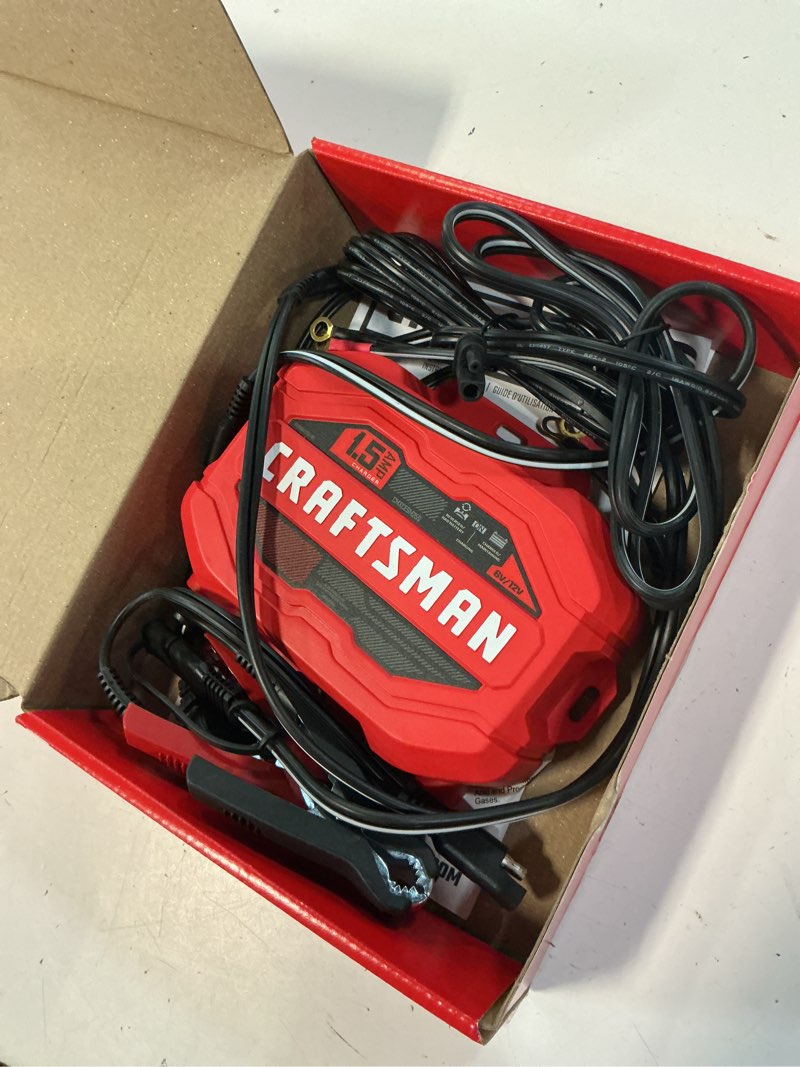 Condition photo showing Good Condition for craftsman 1.5-amp 6/12-volt car battery charger