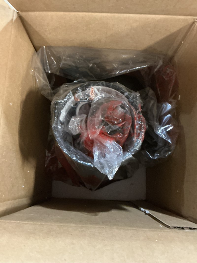 Condition photo showing New/Like New for wisbeam outdoor post light, pole lantern, e26 base 60w max, aluminum housing plus glass, wet location rated, etl qualified, bulbs not included, black 1 pack black