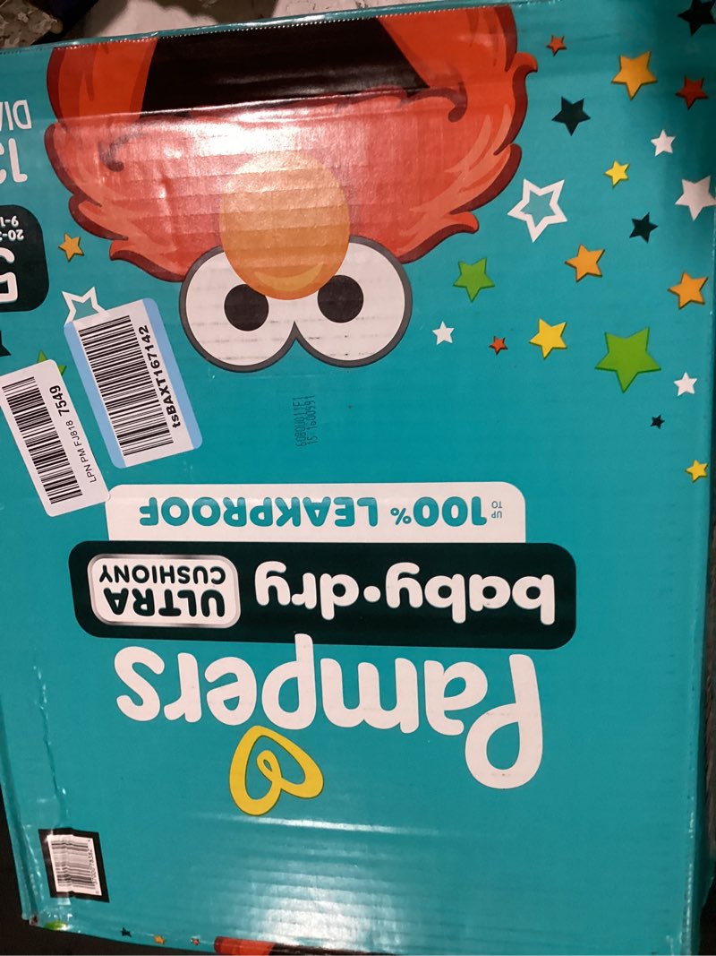 Condition photo showing Good Condition for pampers diapers - baby dry - size 5, 132 count, absorbent disposable infant diaper (packaging may vary) size 5 132