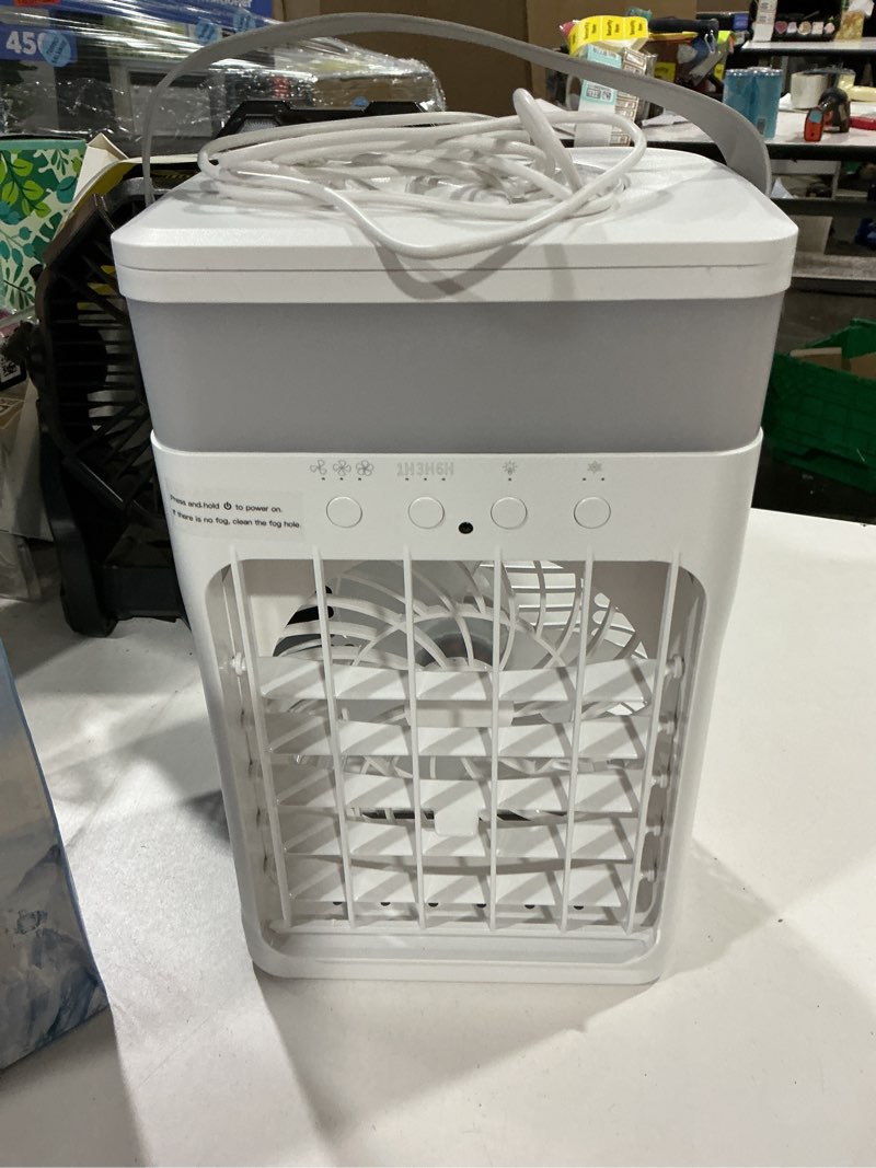 Condition photo showing Good Condition for portable air conditioners,air conditioner,ac unit with 1600ml water tank,2 spray ports,3 wind speeds,3 timers,10 kinds of colorful lights,portable ac units for room camping car office