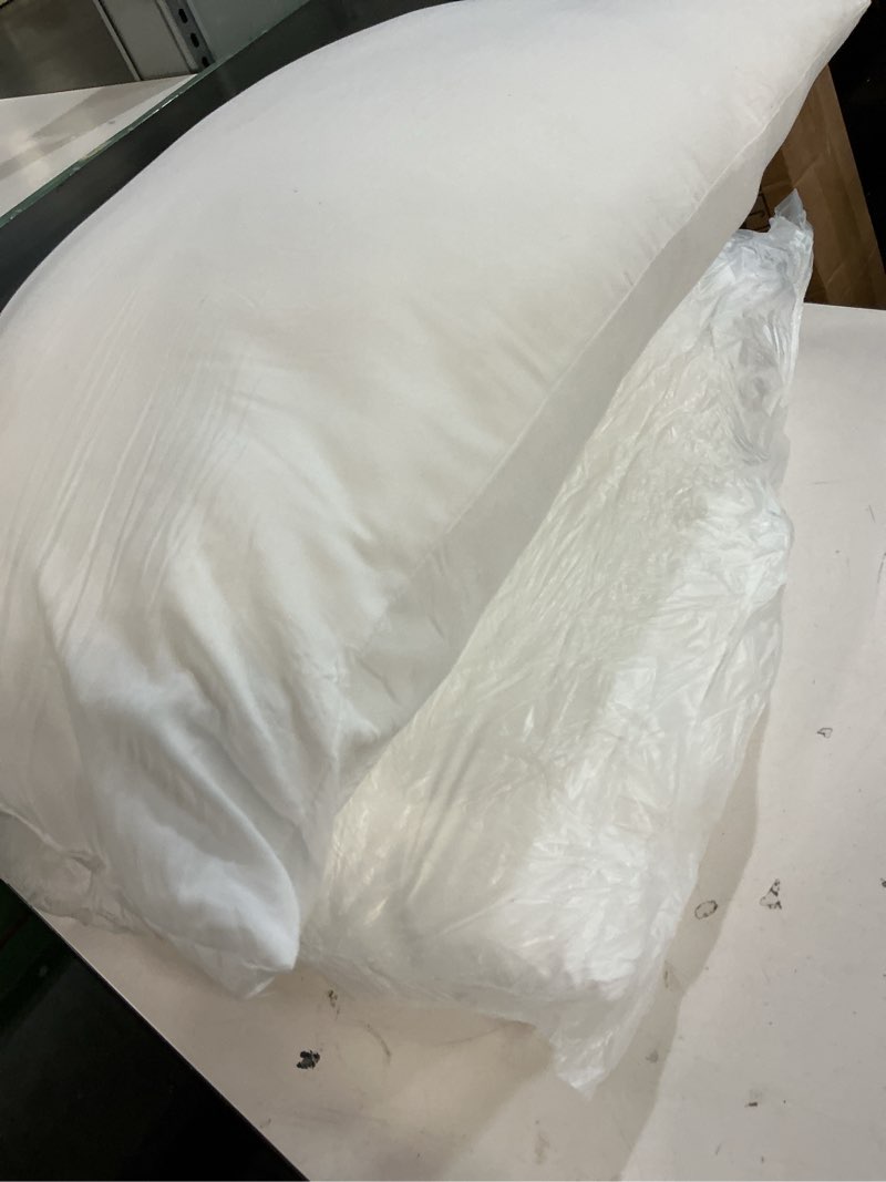 Condition photo showing Good Condition for 2 pack kare plus white ultra lightweight uncoated nylon healthcare pillow