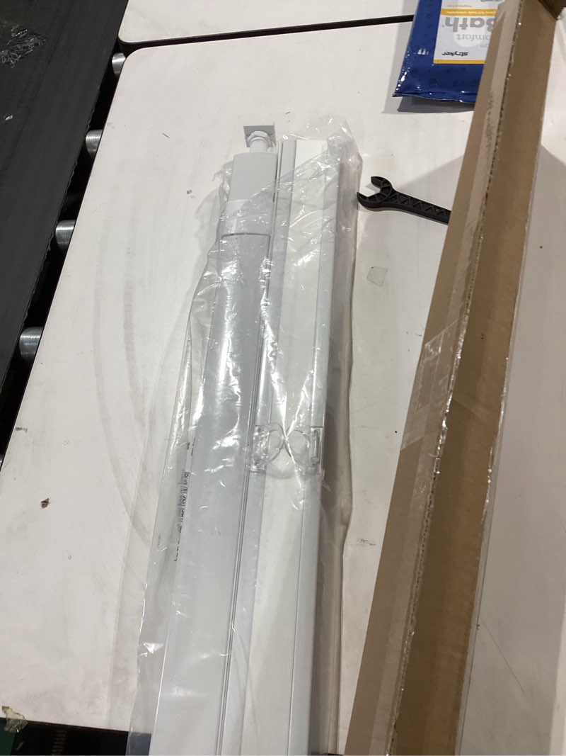 Condition photo showing Good Condition for lazblinds no tools no drill cordless cellular shades, top down bottom up (tdbu) honeycomb shades for home, light filtering thermal insulation blinds for windows, 27" w x 48" h, white light filtering - white 27" w x 48" h